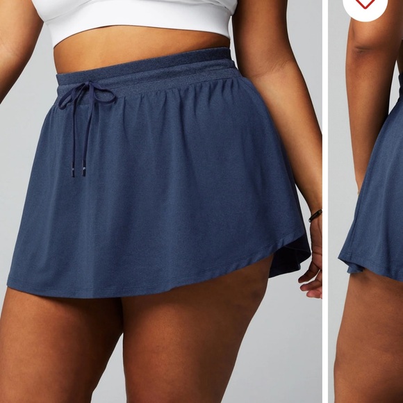 Cloud jersey mini skirt with built in short - Picture 2 of 6